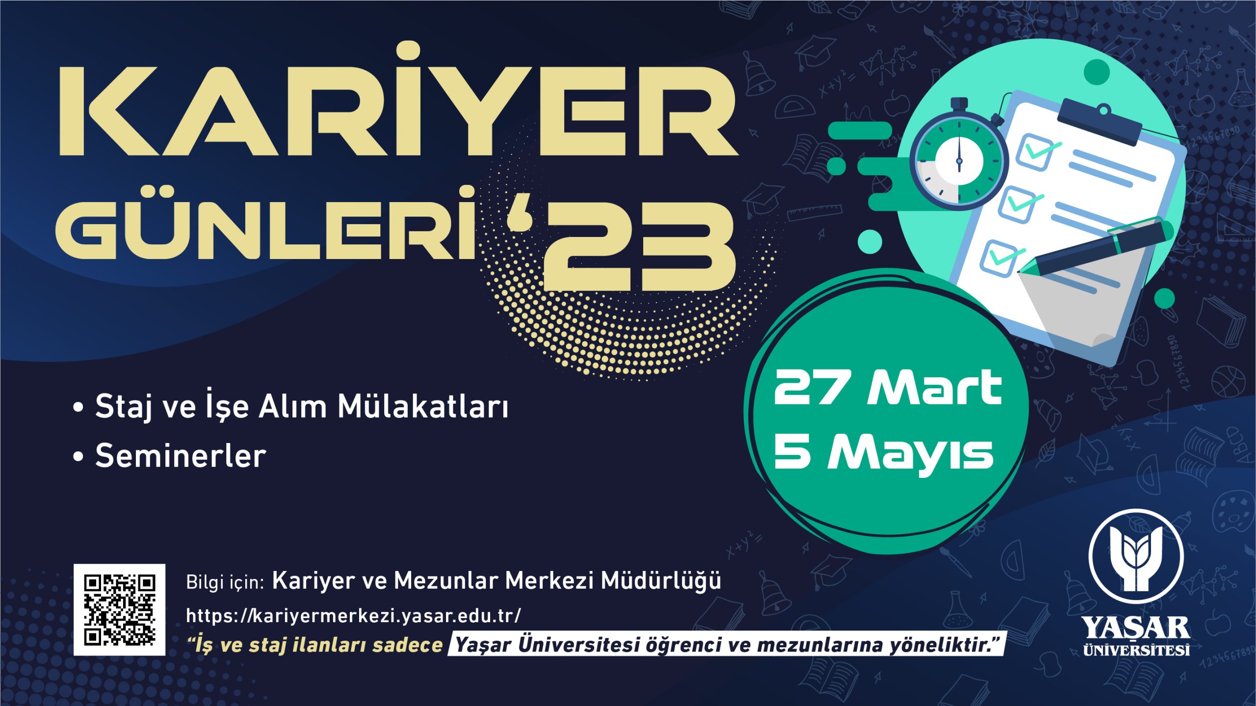 Yaşar Üniversitesi Kariyer Günleri 2023 / Yaşar University Career Days 2023